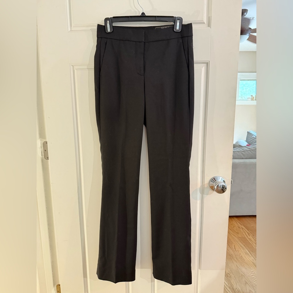J. Crew Black Trousers Straight-Leg Formal Wear